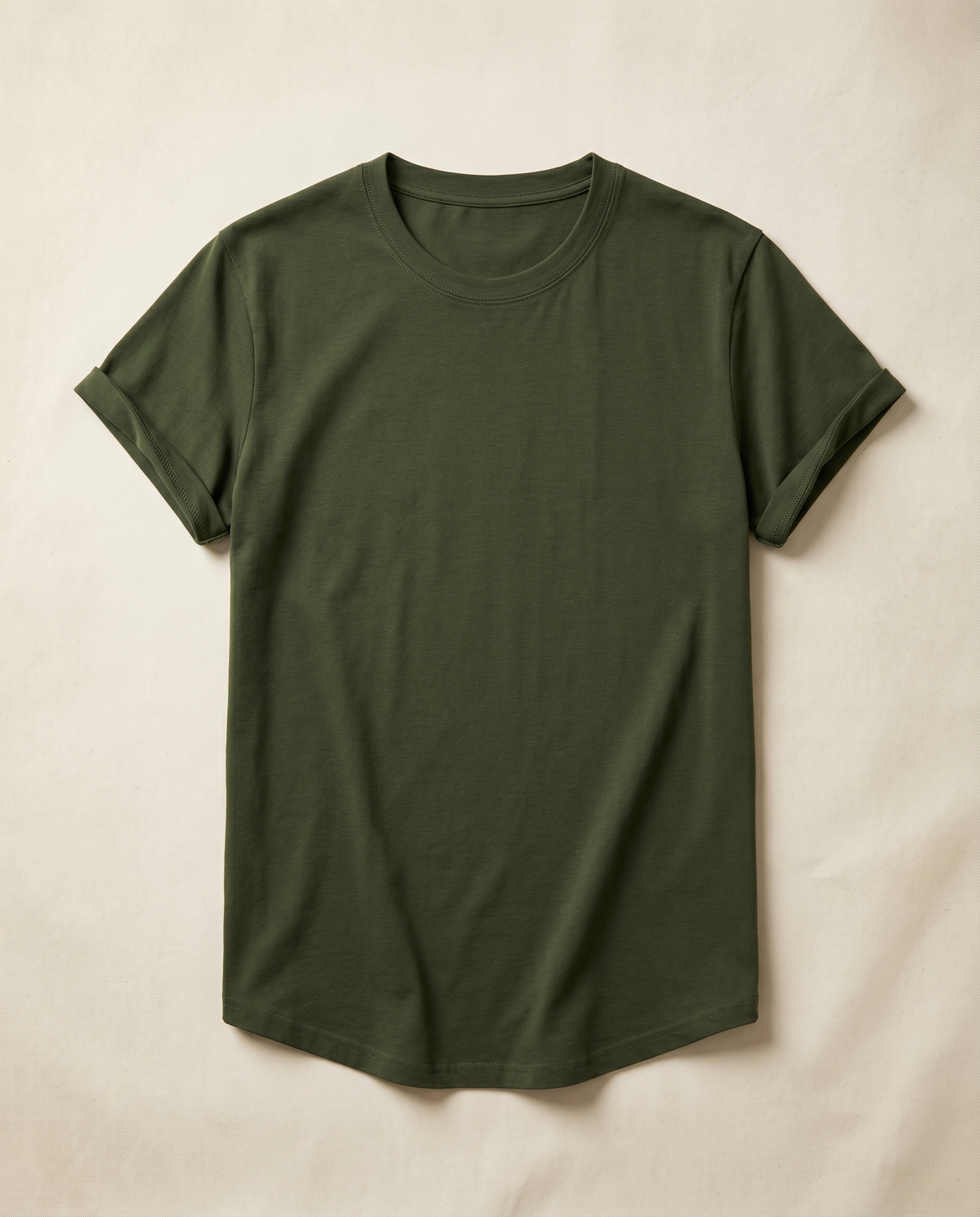 T-shirt homme bas arrondi
