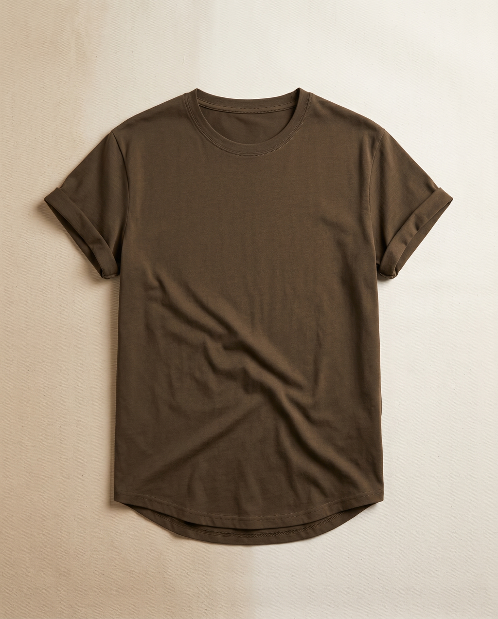 T-shirt homme bas arrondi