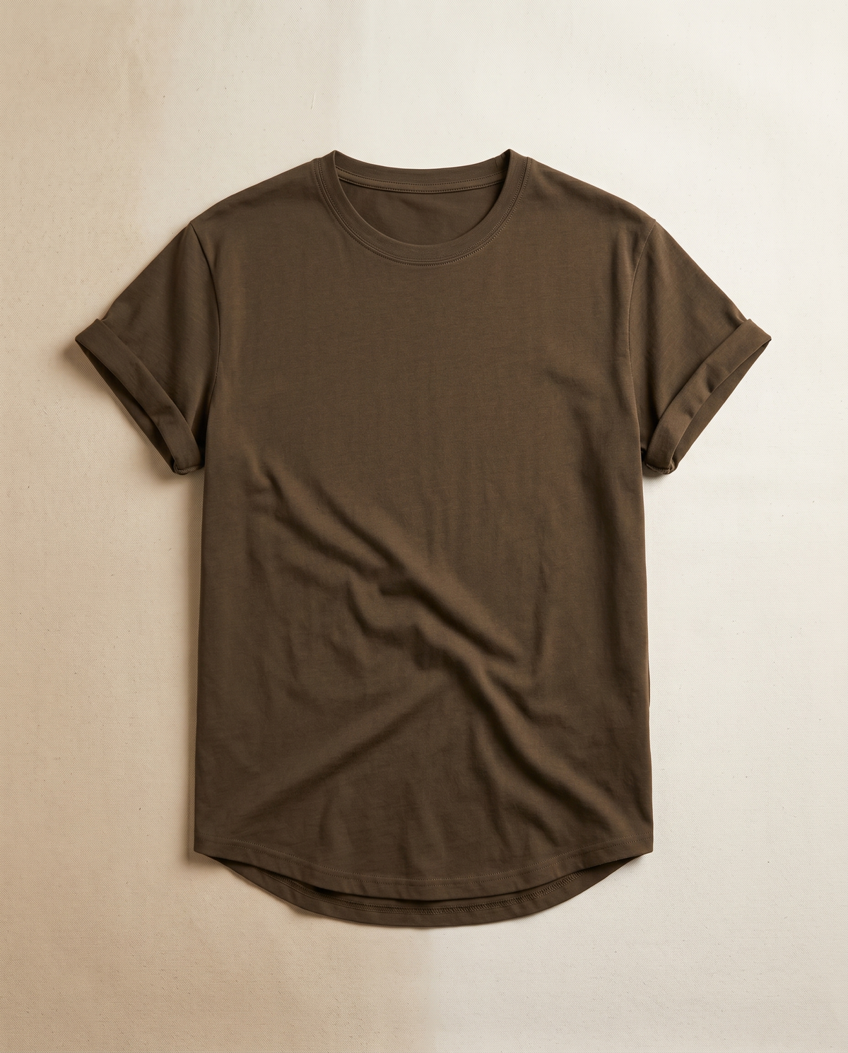 T-shirt homme bas arrondi