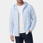 Chemise homme zippée à capuche