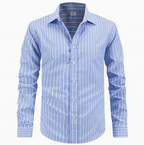 Chemise homme rayée manches longues
