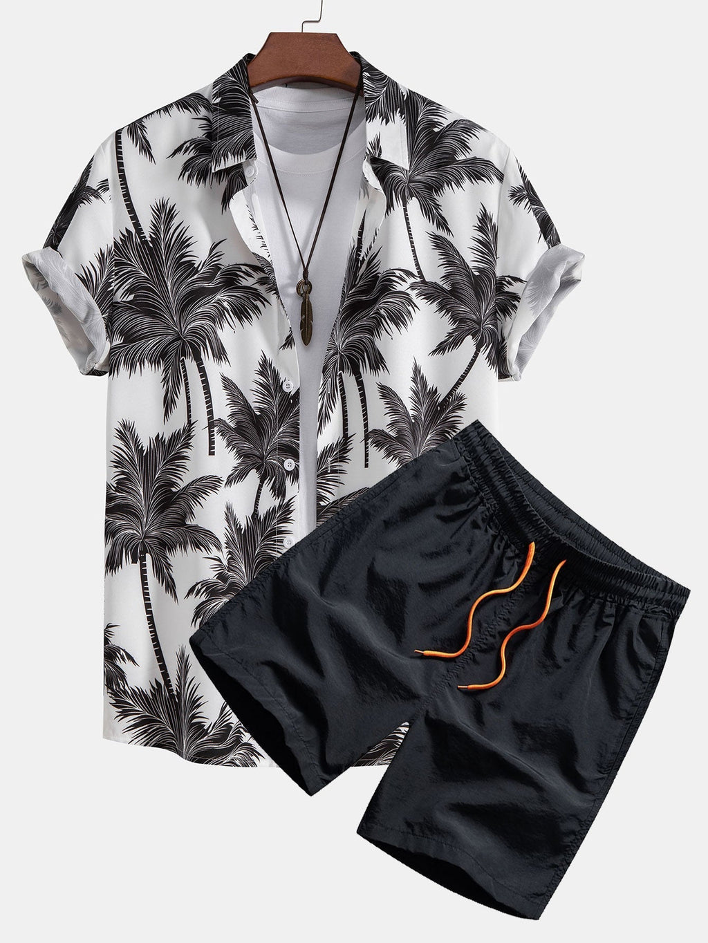 Ensemble homme imprimé manches courtes