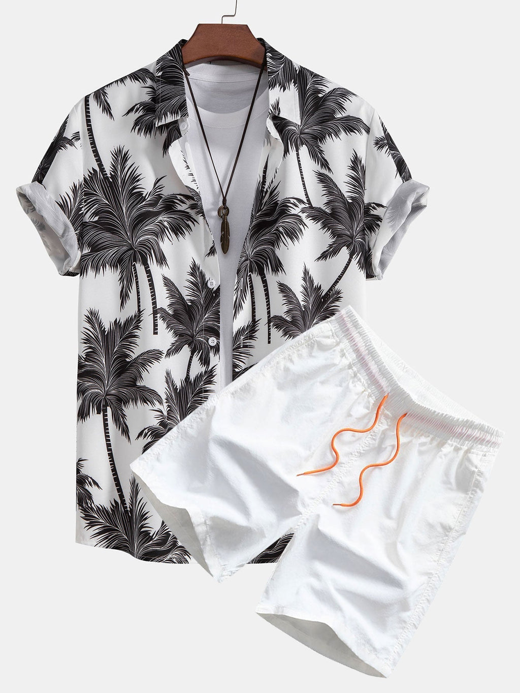 Ensemble homme imprimé manches courtes