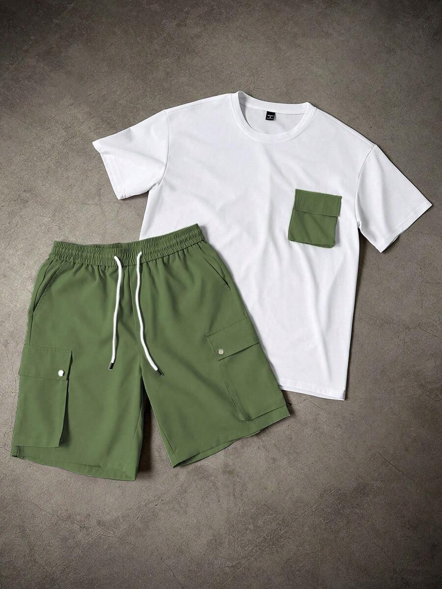 Ensemble homme poches cargo