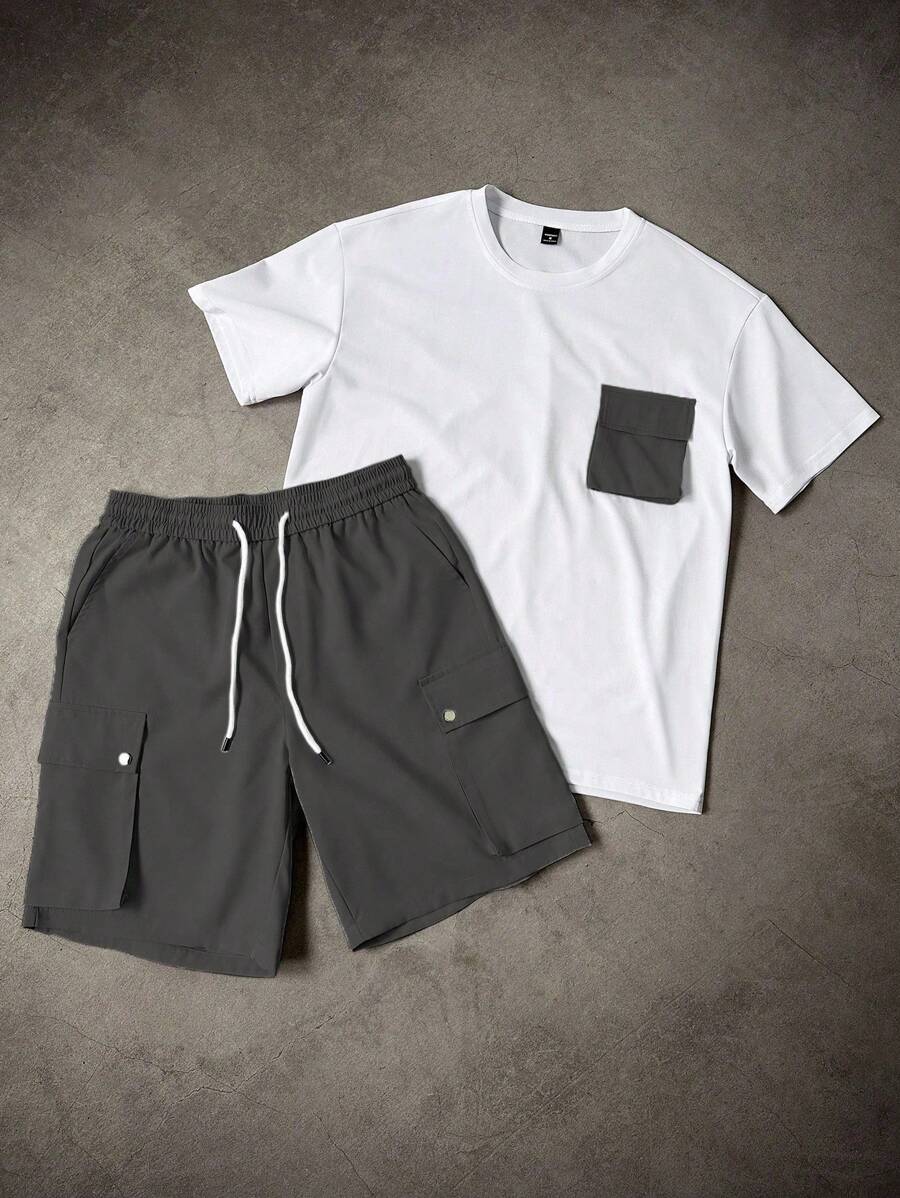 Ensemble homme poches cargo