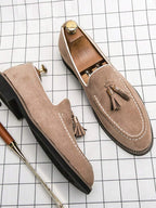 Mocassins homme bride dessus