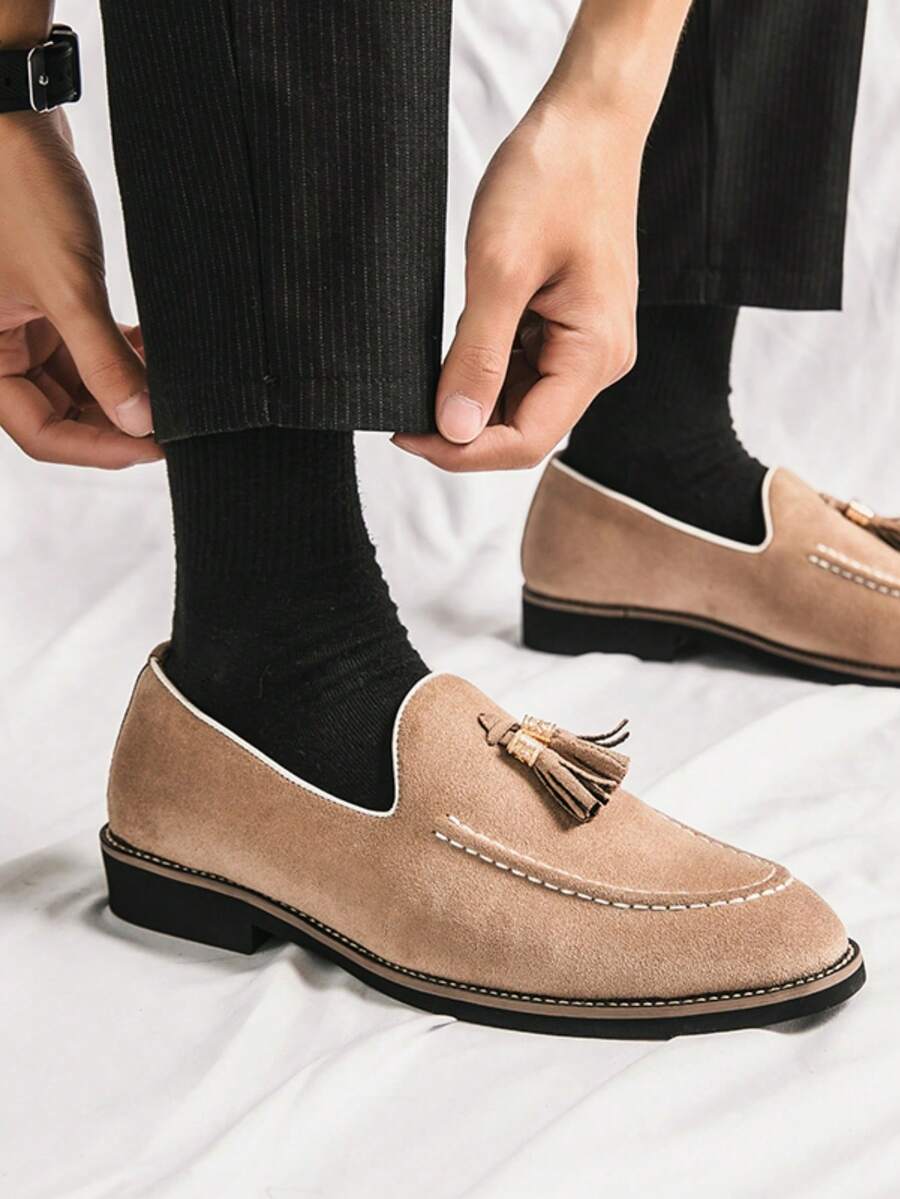 Mocassins homme bride dessus