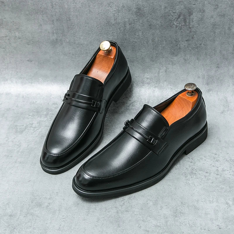 Mocassins homme dessus lisse