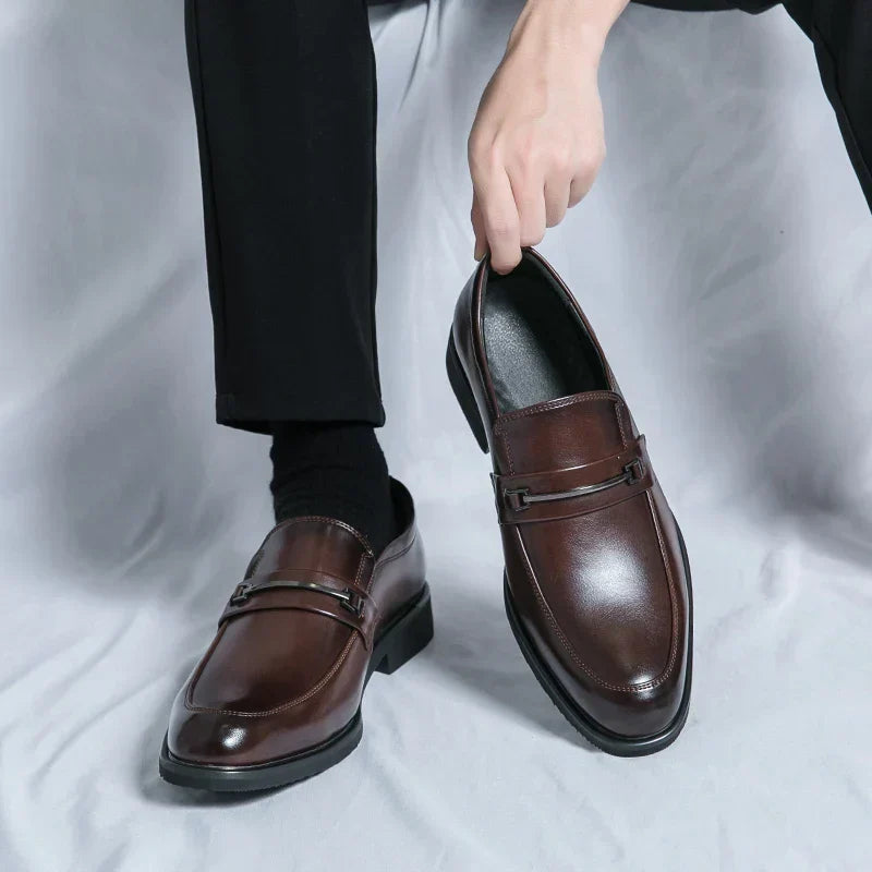 Mocassins homme dessus lisse