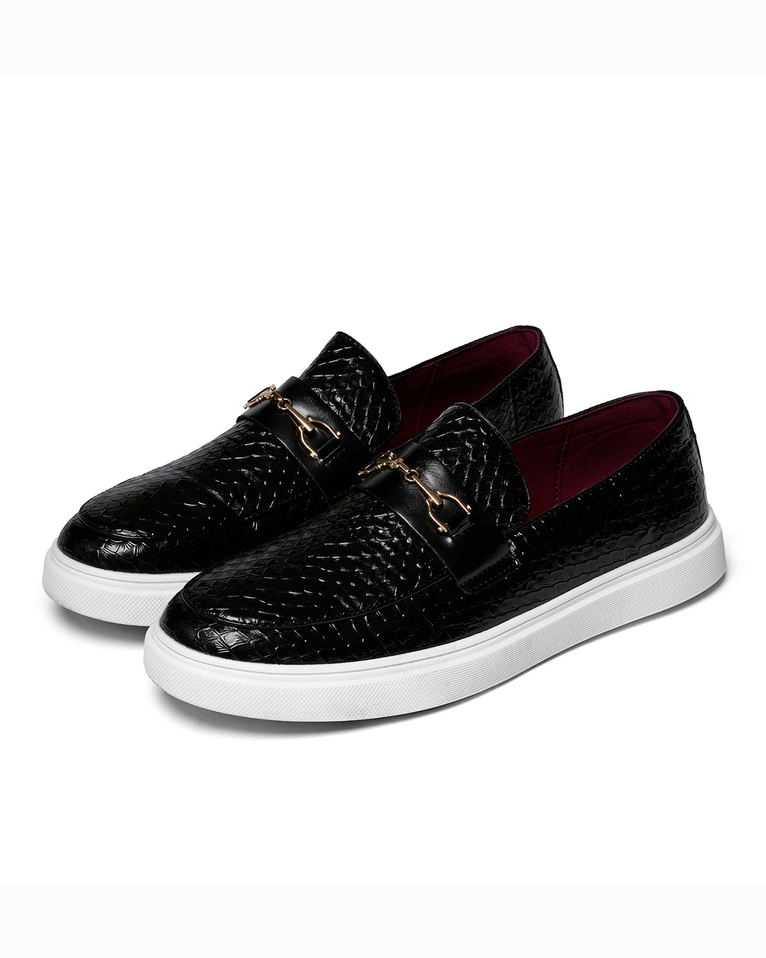 Mocassins homme embossés