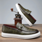 Mocassins homme embossés
