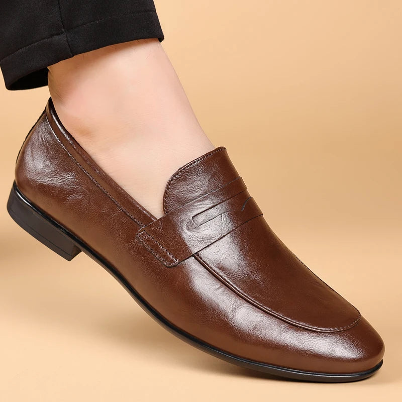 Mocassins homme lisses