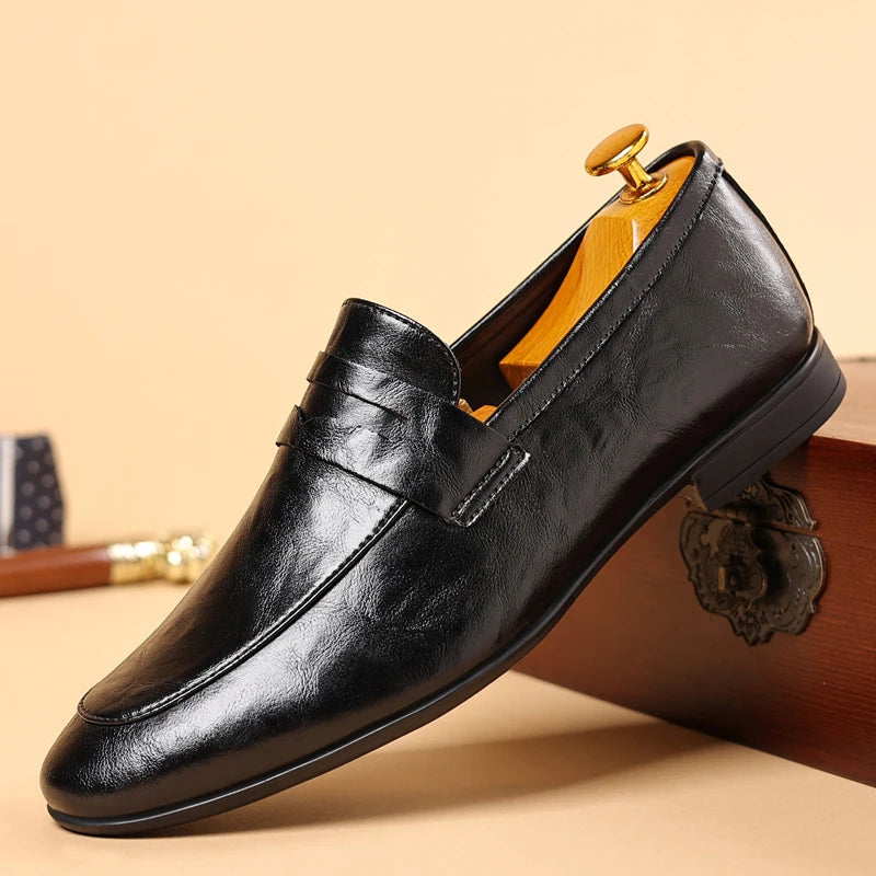 Mocassins homme lisses