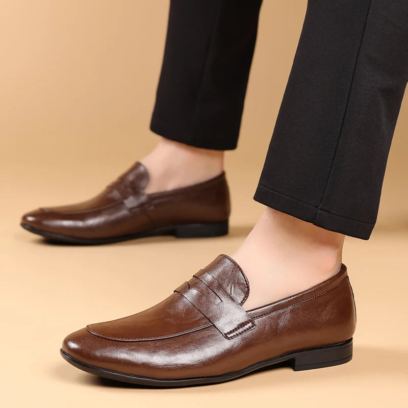 Mocassins homme lisses