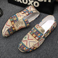 Mocassins homme motifs tissés