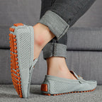 Mocassins homme perforés