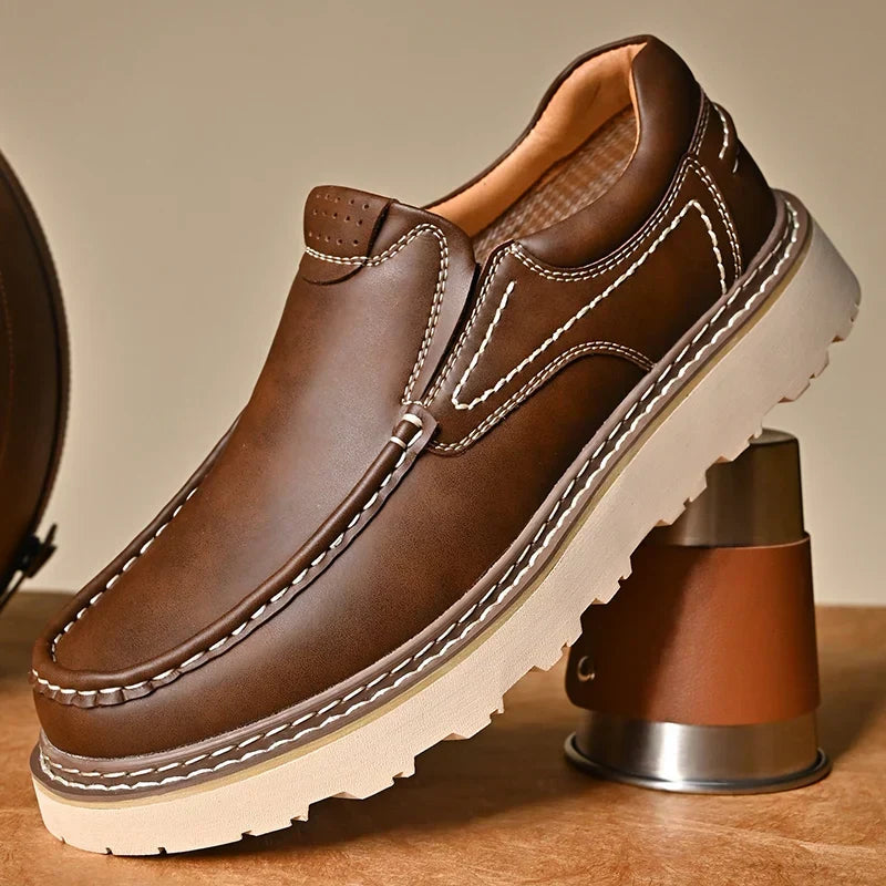 Mocassins homme semelle crantée