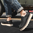Mocassins homme semelle crantée