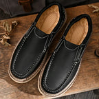 Mocassins homme semelle crantée