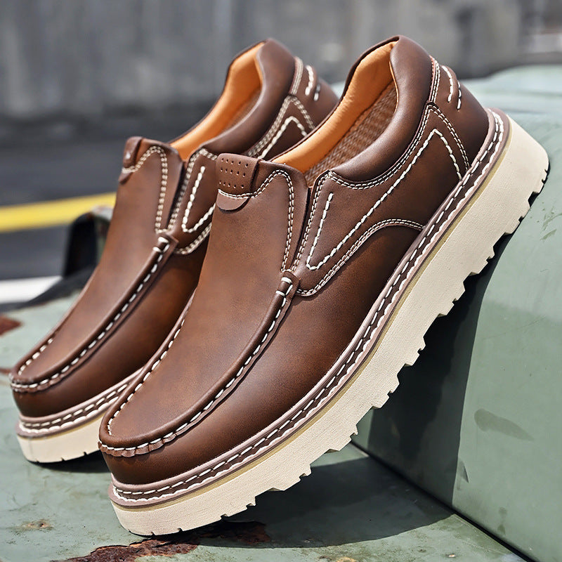Mocassins homme semelle crantée