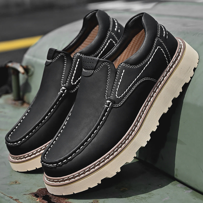 Mocassins homme semelle crantée