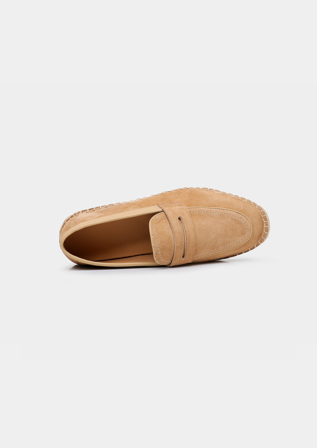 Mocassins homme semelle tressée