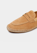Mocassins homme semelle tressée