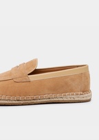 Mocassins homme semelle tressée