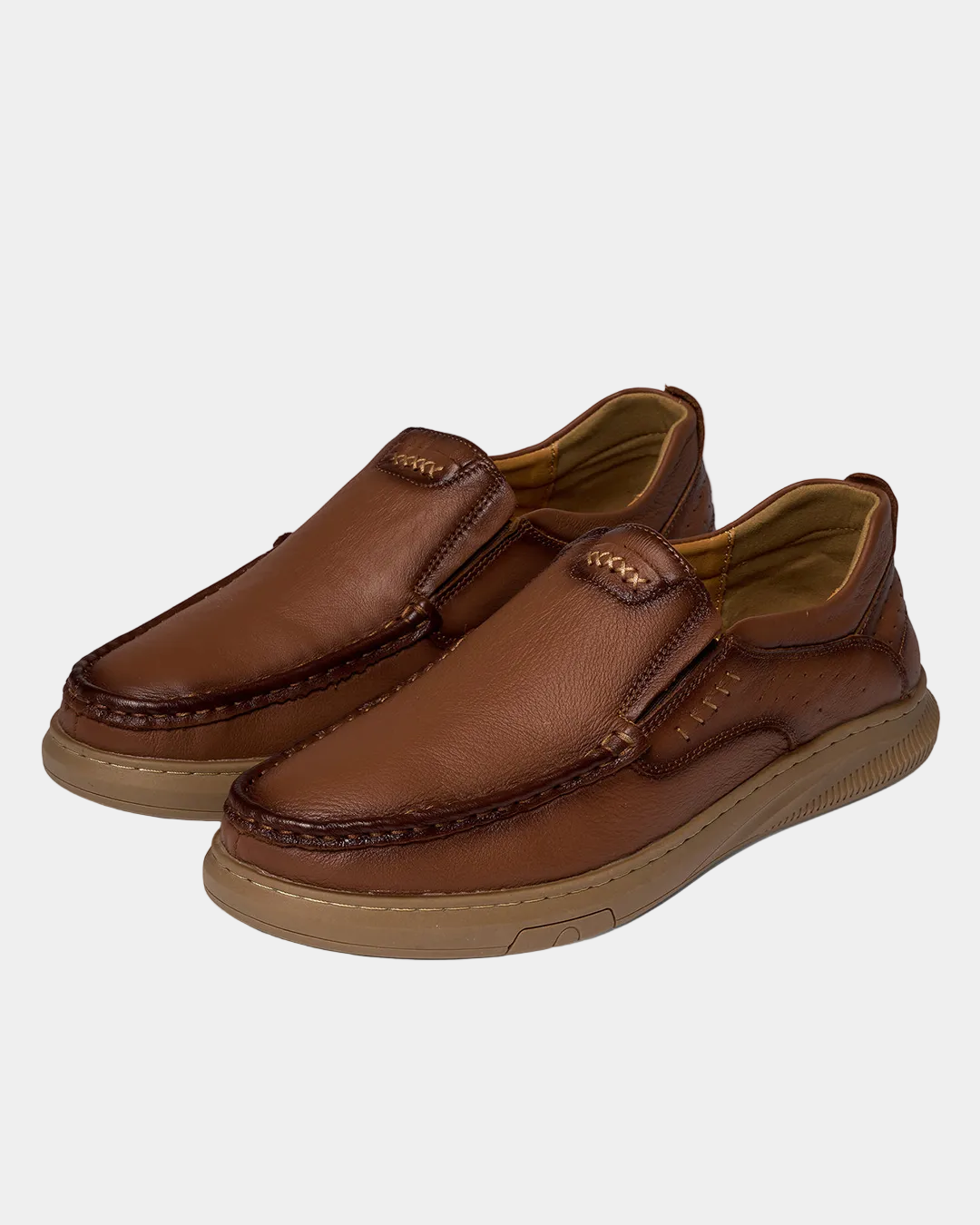Mocassins homme surpiqués