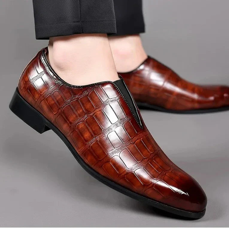 Mocassins homme texturés