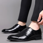 Mocassins homme texturés