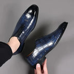 Mocassins homme texturés