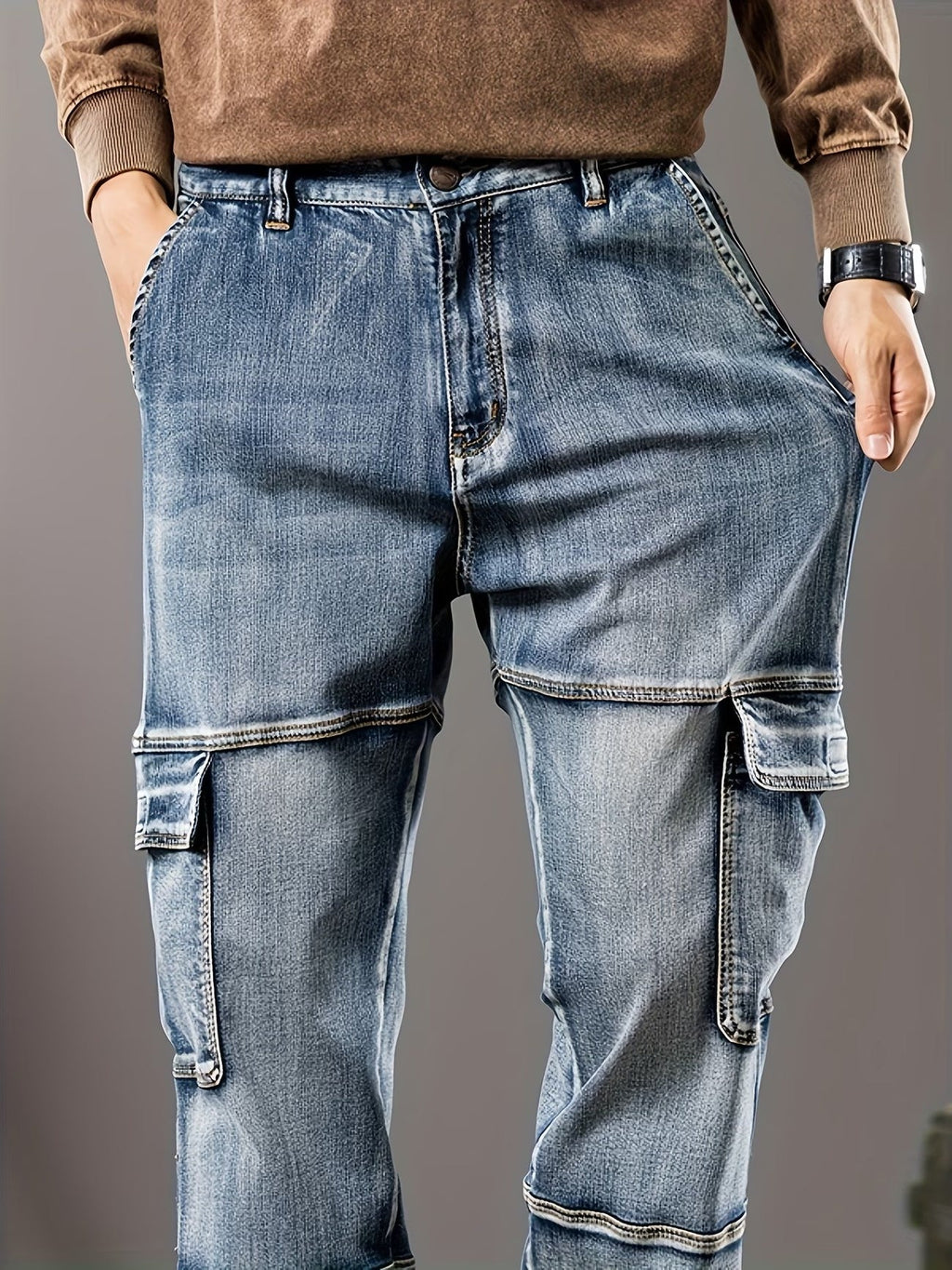 Pantalon Cargo Droite pour Hommes