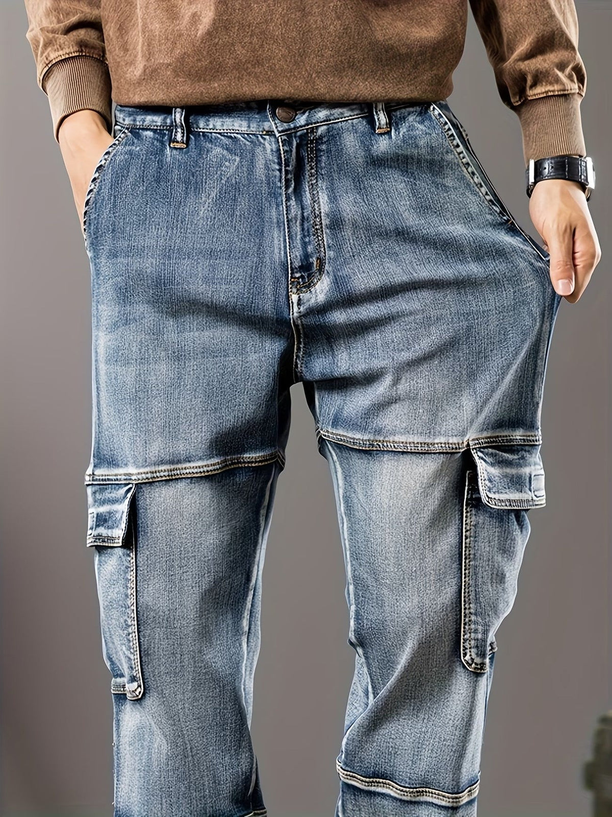 Pantalon Cargo Droite pour Hommes