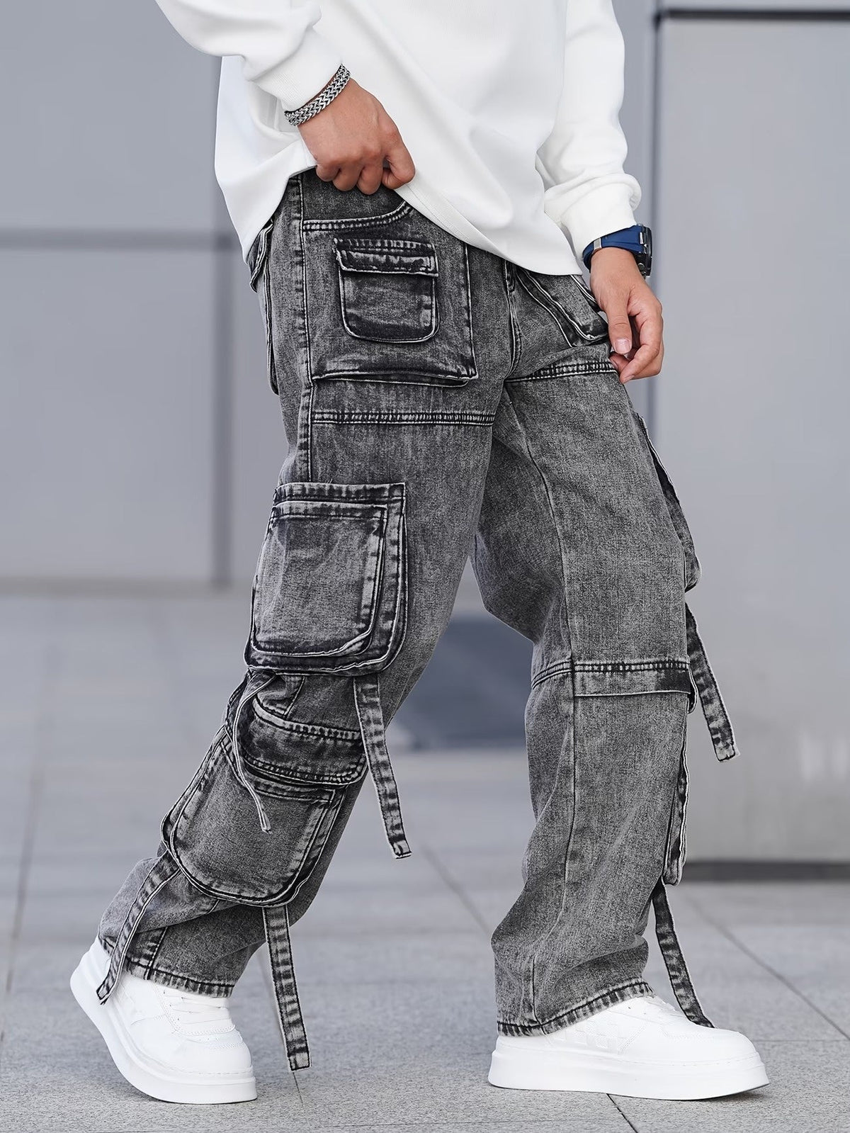 Pantalon Cargo Large pour Hommes