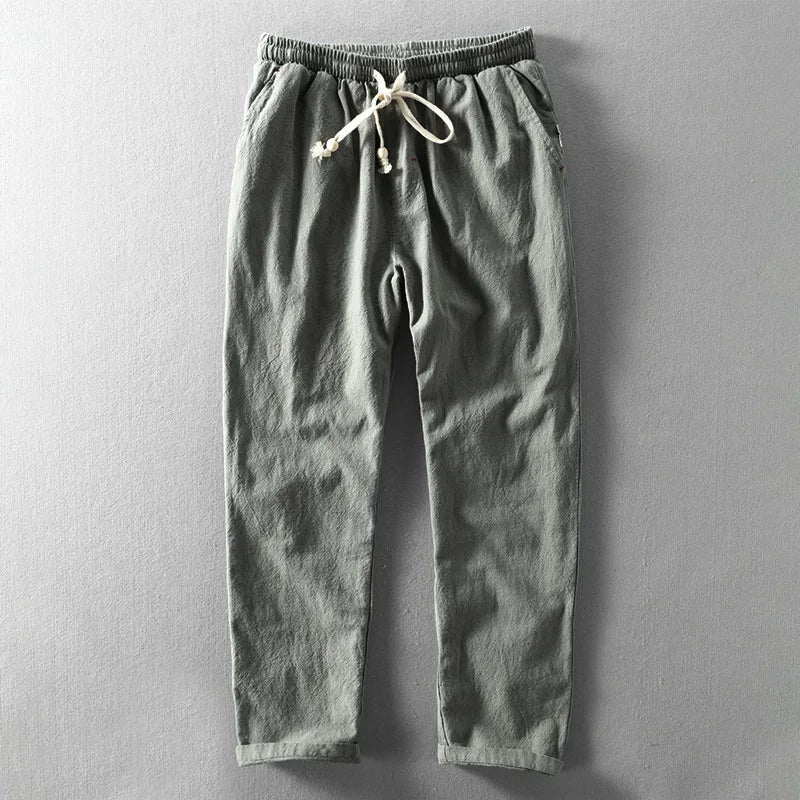 Pantalon homme bas resserré