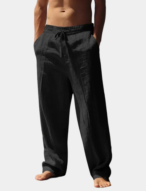 Pantalon homme droit à cordon