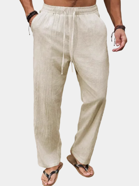 Pantalon homme droit à cordon