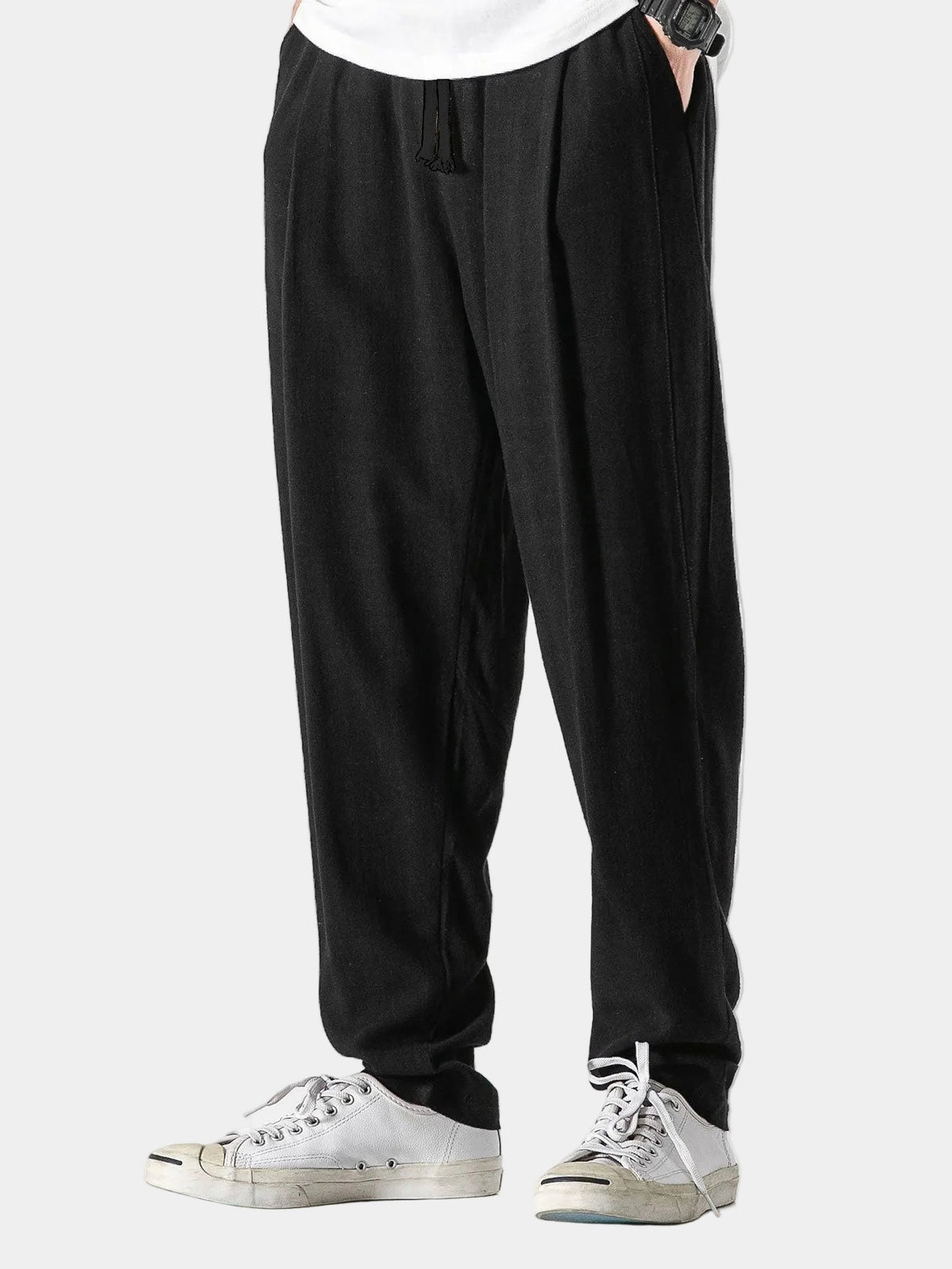 Pantalon homme taille élastique