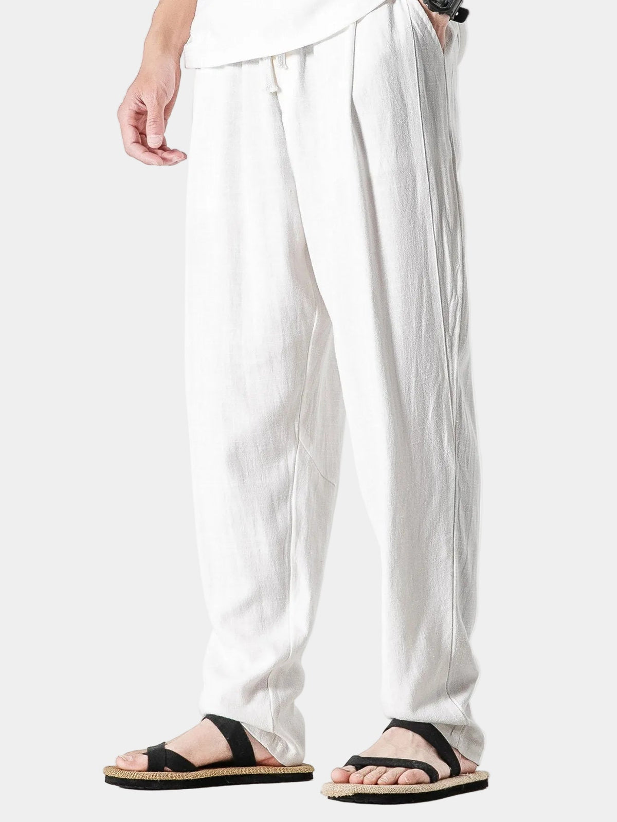 Pantalon homme taille élastique