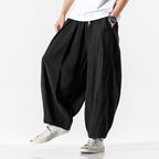 Pantalon homme taille élastique ample