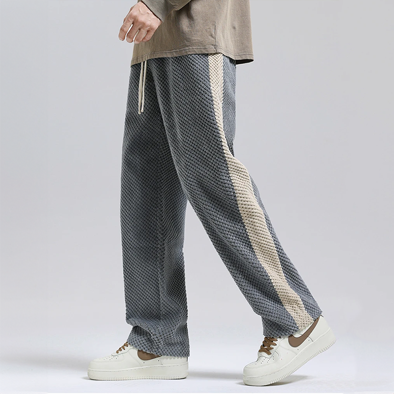 Pantalon homme texturé à cordon