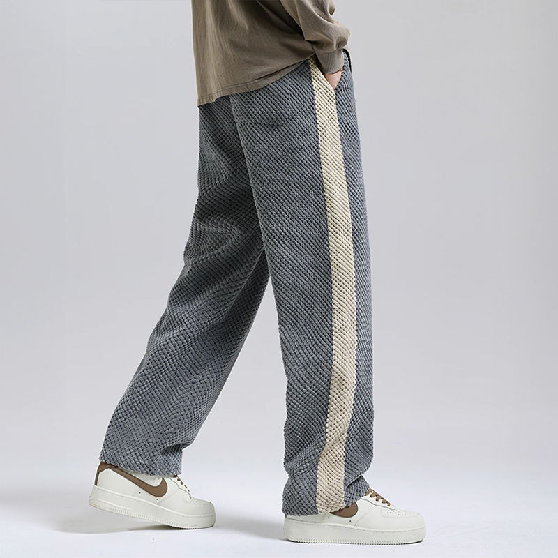 Pantalon homme texturé à cordon