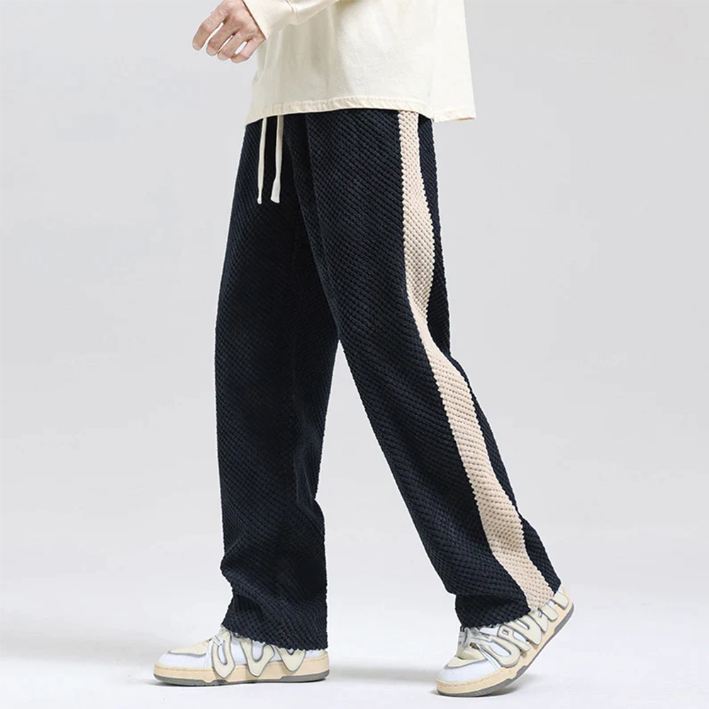 Pantalon homme texturé à cordon