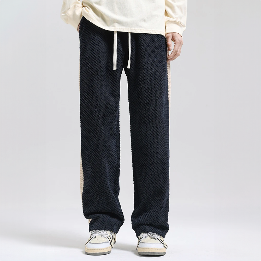 Pantalon homme texturé à cordon