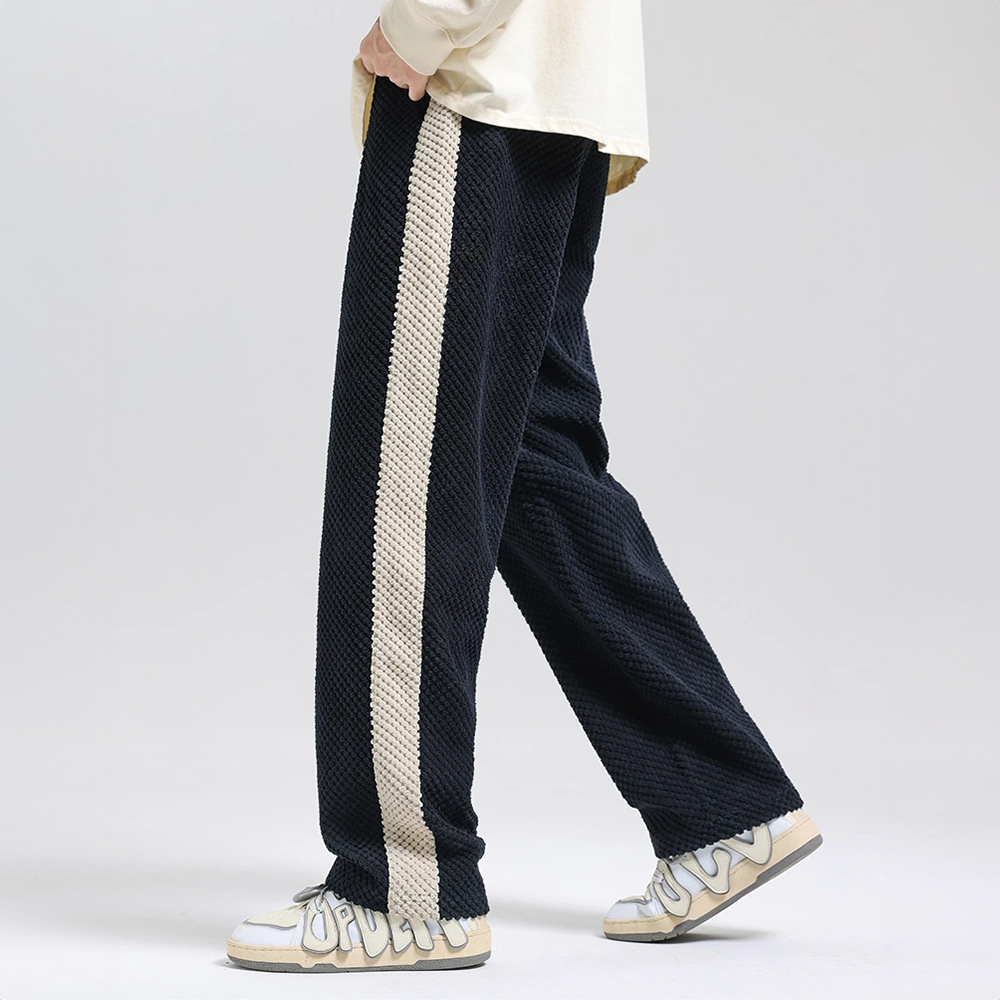 Pantalon homme texturé à cordon