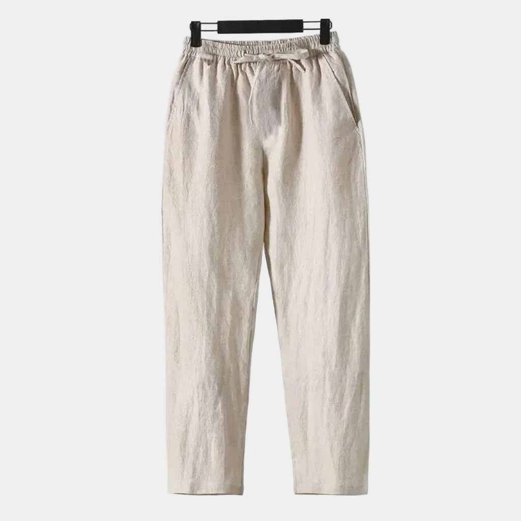 Pantalon homme à cordon