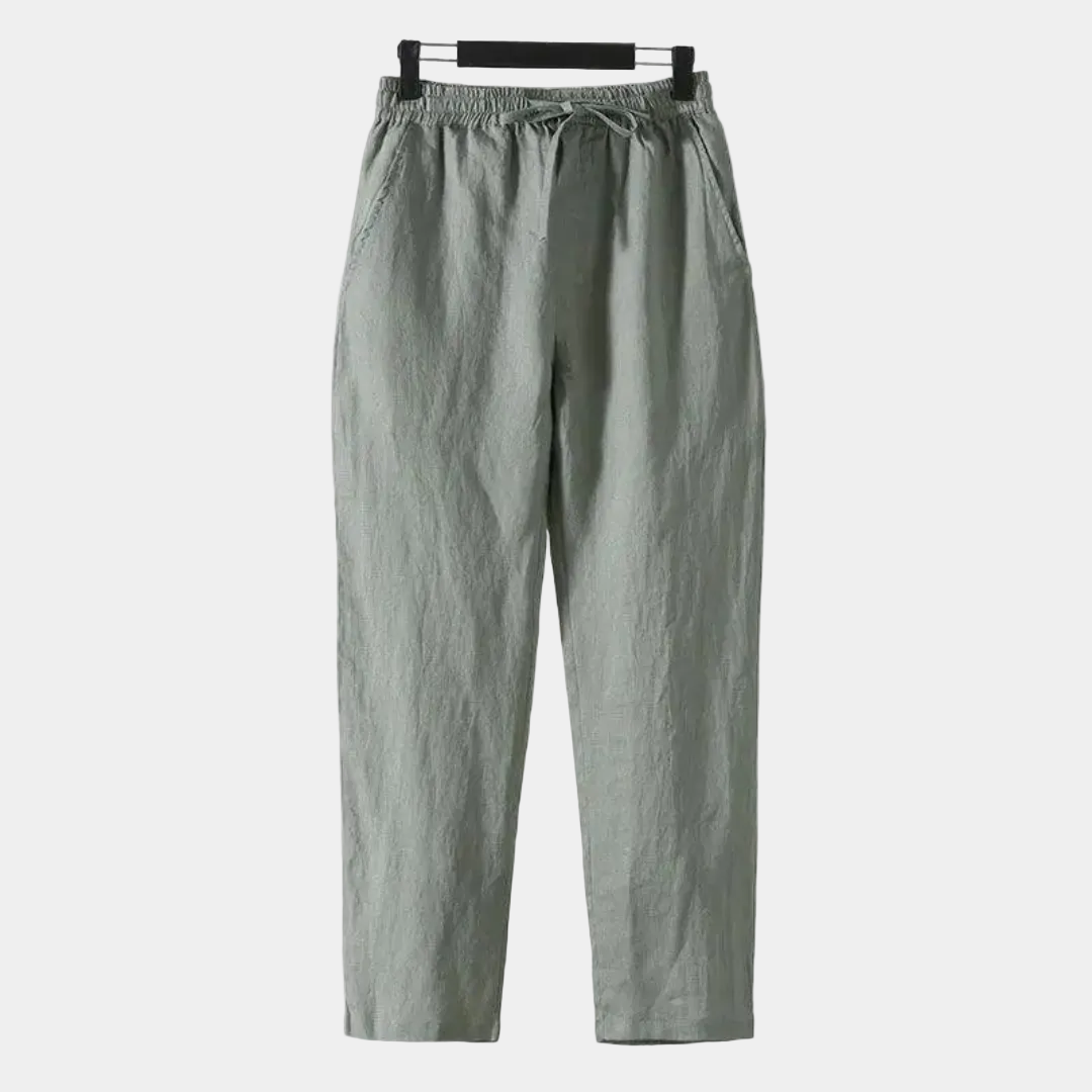 Pantalon homme à cordon