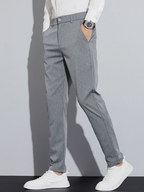 Pantalon homme slim rayé