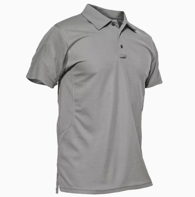 Polo homme boutonné manches courtes